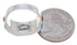 Multicolor Inlay Southwestern Silver Ring Size 7-3/4 CX50766